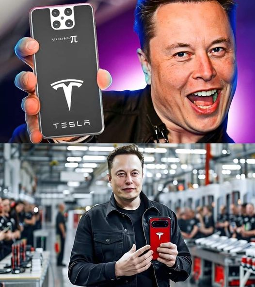 BREAKING: In a groundbreaking reveal, Tesla CEO Elon Musk has officially announced the highly anticipated Tesla Phone, known as the Model Pi it's finally here!