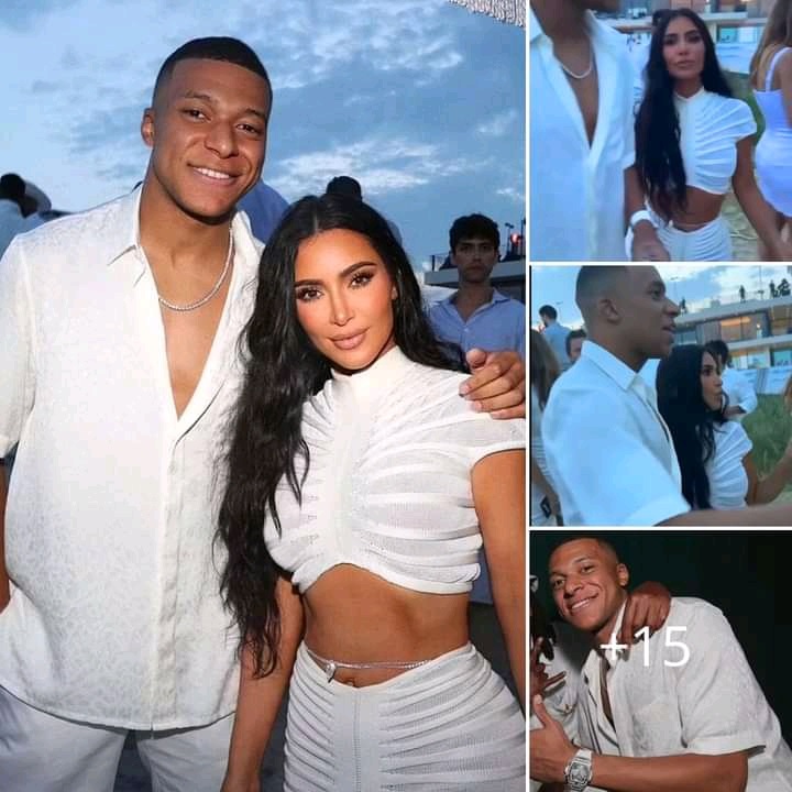 Breaking News: Fans React to a viral video as Kim Kardashian Spotted Dancing with Handsome French Footballer Kylian Mbappe at Billionaire Michael Rubin’s Star-Studded Party in The Hamptons!