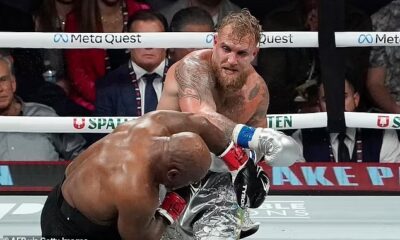 Mike Tyson's sad ending: Jake Paul, 27, reveals he decided NOT to knock-out 58-year-old boxing legend - who he stopped punching and bowed to - as fans call out Netflix fight for 'elder abuse' and label it a 'sad disgrace'