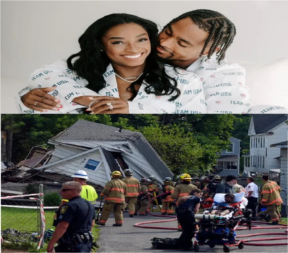 JUST IN: 15mins ago Simone Biles rushed to hospital after house collapsed , Husband Jonathan tearfully ask for prayers. In a critical condition