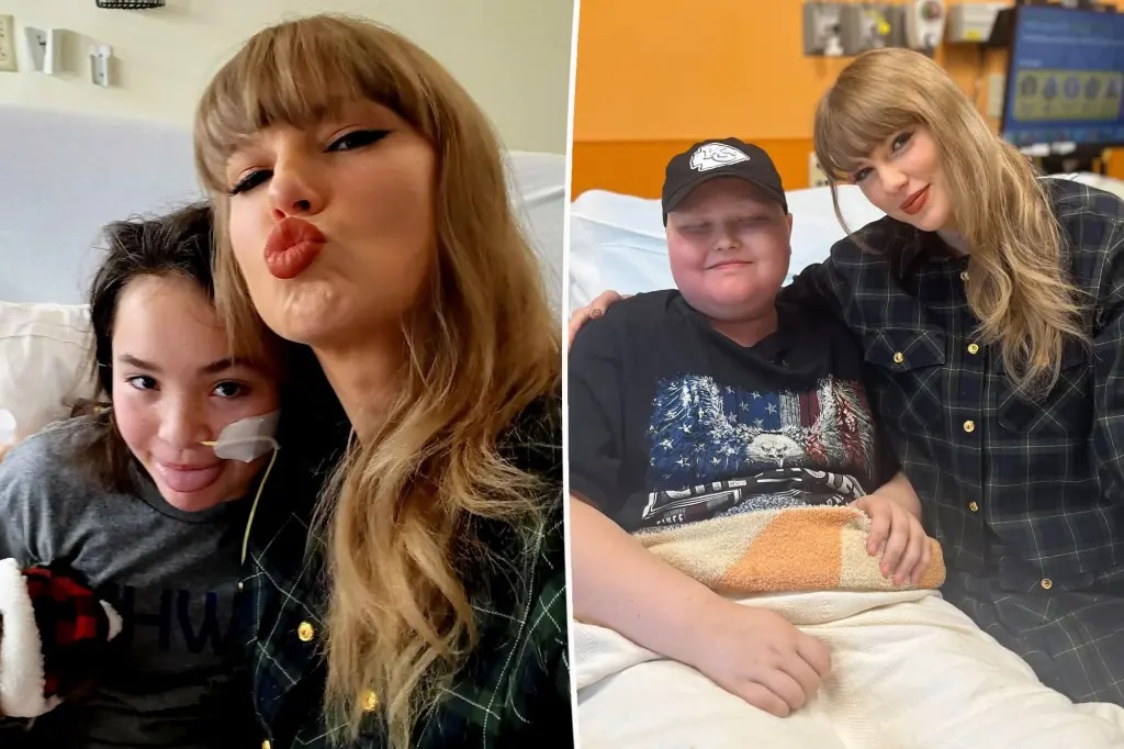 BREAKING: Taylor Swift and Travis Kelce visit the Children’s Mercy Hospital in Kansas and donated a staggering amount for Healthcare and promise to build… “Where does she get the energy to do this after just concluding a 3 year tour” – See Details and Photos