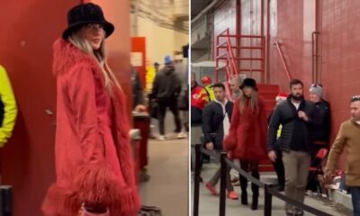 JUST IN: Taylor Swift and her parents Andrea and Scott has ARRIVED at Arrowhead Stadium with ENGAGEMENT ring on to show Support for boyfriend Travis Kelce Chiefs vs. Texans game “She can’t hide that she’s taken”