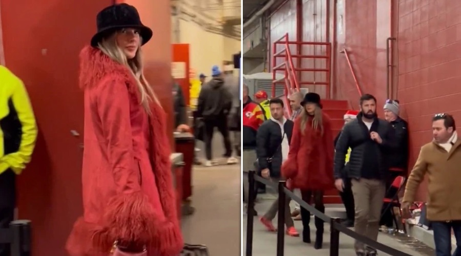 JUST IN: Taylor Swift and her parents Andrea and Scott has ARRIVED at Arrowhead Stadium with ENGAGEMENT ring on to show Support for boyfriend Travis Kelce Chiefs vs. Texans game “She can’t hide that she’s taken”