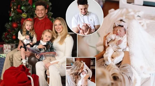 Breaking: Patrick and Brittany Welcome Their Third Baby Early, a Baby Girl! Brittany Reveals a Scary Birth Complication Where the Cord Wrapped Around Her Neck Three Times, Along With the Baby’s Name and Adorable Nickname. Congratulations to One of the Most Amazing Kansas City Chiefs Superstars!