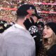 Breaking: Travis Kelce and Taylor Sweet celebrate Kansas City Chiefs advancing to the Super Bowl, the Pop-star could not hold her joy as she gives the Chiefs Star a wet KISS in this Emotional Clip