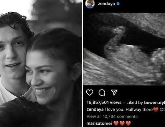 Breaking: ZENDAYA reveals she’s expecting with SPIDEY star TOM HOLLAND, the couple announces plans for a… See more.