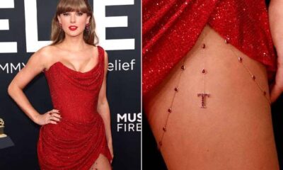 Breaking: Taylor Swift’s Sexy Look at This Year's Grammy Includes an Unsubtle Shout Out to Travis Kelce and Her Fans