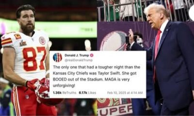 Breaking: Travis Kelce is reportedly displeased with Donald Trump For What He Said About Taylor Swift After Super Bowl LIX...see more