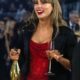 Breaking: The bottle of champagne Taylor Swift was holding at the Grammy is Jay-Z’s Armand de Brignac, sold for $100k per bottle at the XS nightclub in Las Vegas' Encore casino and they bring it to all the shows they go to