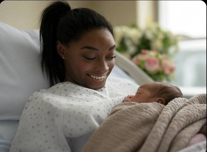 JUST IN: 30 minutes ago Heavily Pregnant legend Simone Biles and husband, Jonathan Owens, announced the arrival of their baby boy! The couple, who have been anticipating their first child, shared breathtaking photos of their newborn from the hospital in Texas, they also Joyfully announced the name of the new arrival… See More Details Below