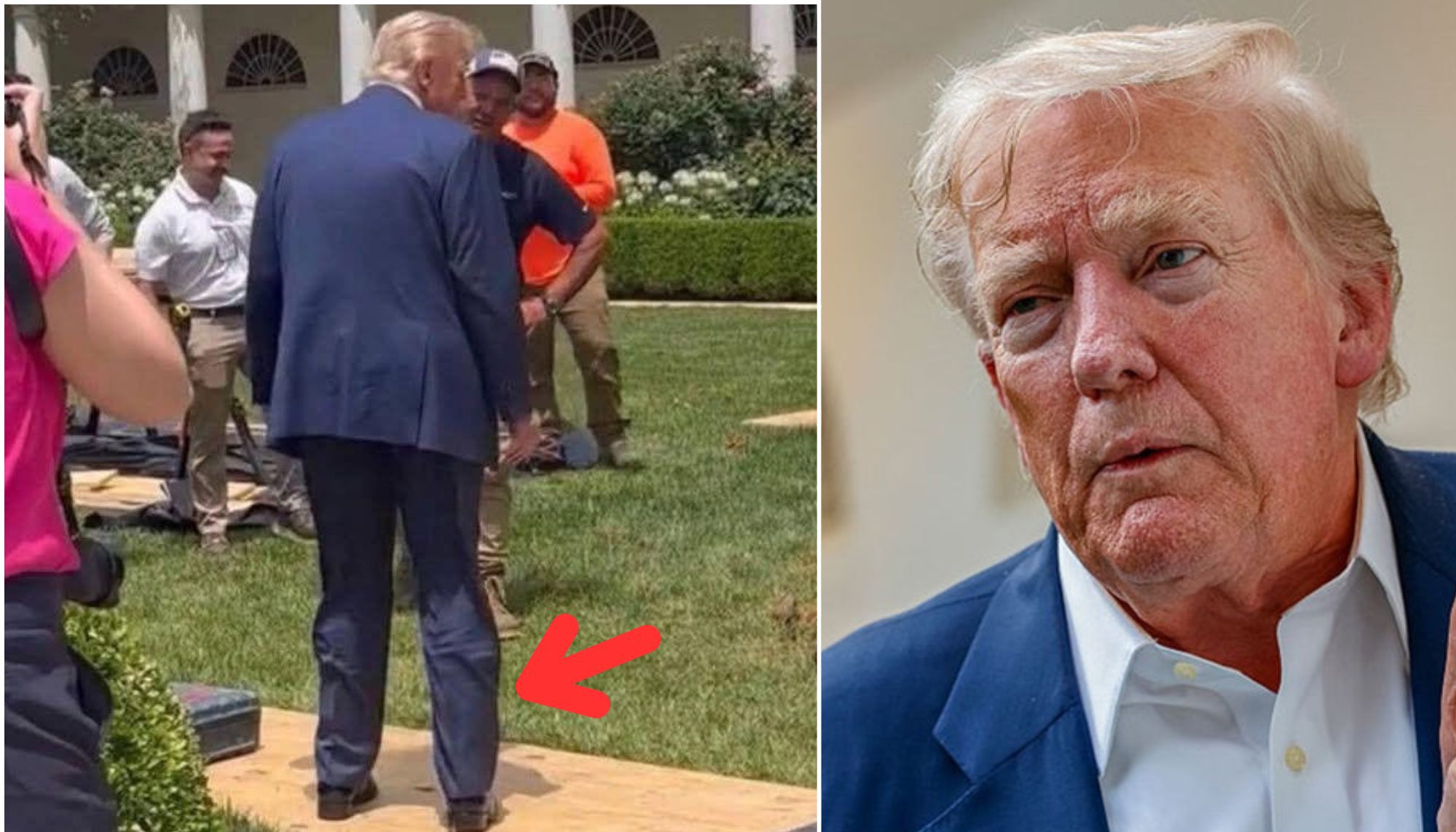 What’s Really on the Back of Trump’s Legs Revealed