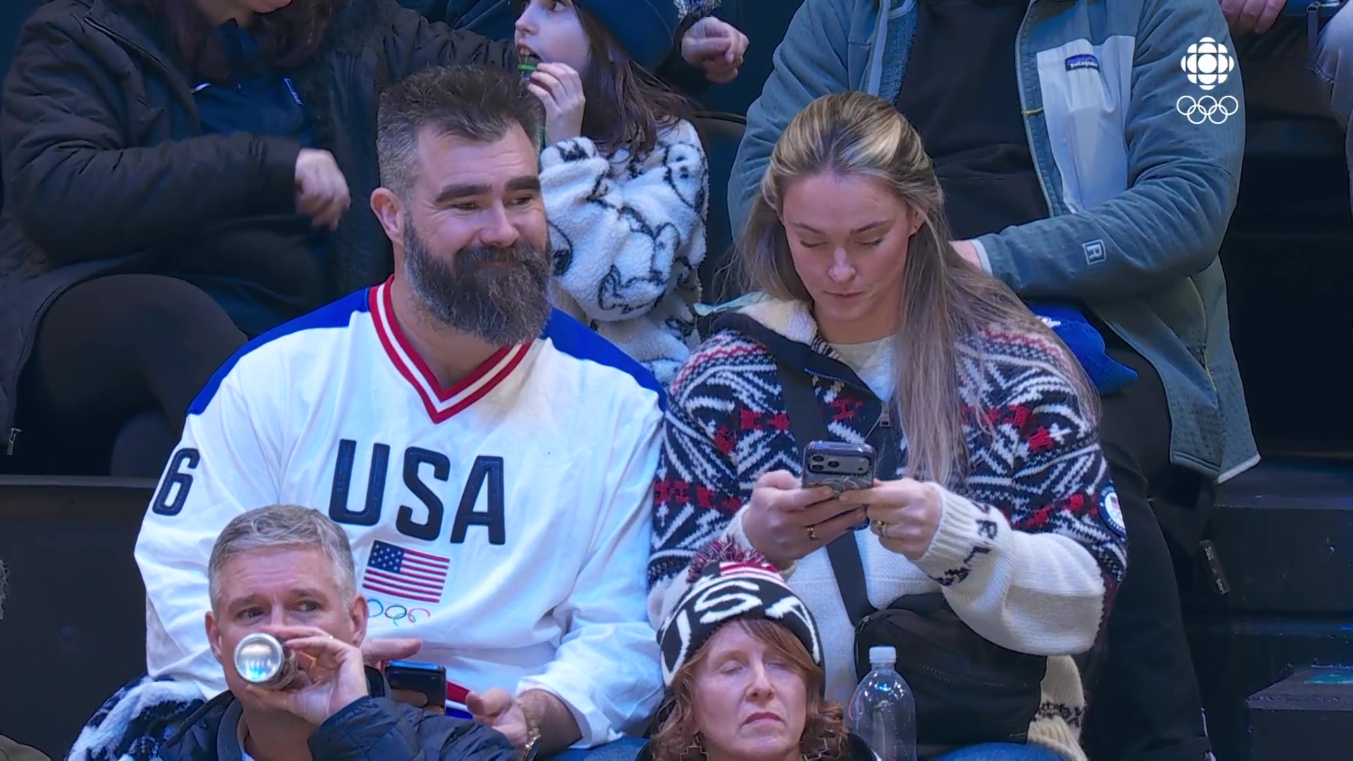 Kylie Kelce and her husband SPOTTED supporting Team USA women's hockey, Fans can't stop talking about one cute moment