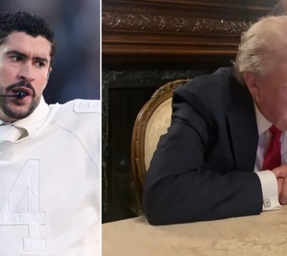 BREAKING: Donald Trump has reportedly been blowing up ICE hotlines all morning from the Department of Homeland Security, threatening and begging them to raid Bad Bunny's hotel the morning after his record-breaking Super Bowl halftime