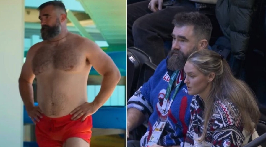 JUST IN: Kylie Kelce SLAPS the sense out of Jason after STRIPPING at the Winter Olympics during Team USA ICE Hockey Game, Video is going Viral