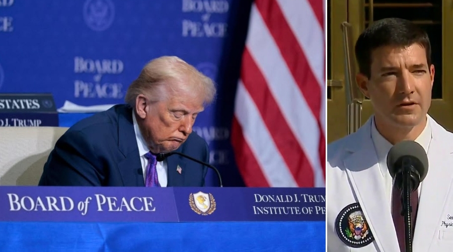 BREAKING: White House Doctor Breaks Silence on Trump’s Original Serious Medical Report After He Fell Asleep During the “Board of Peace” Meeting With the Right Side of His Face and Mouth Drooping, Then Fainted After a Sudden Massive Stroke
