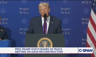 BREAKING: Trump just announced that the U.S. will contribute $10 billion to his Board of Peace from U.S. Taxpayers money which he called "a very small number", while IGNORING Congress Approval