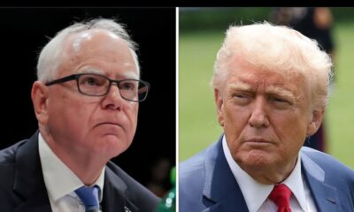 JUST IN: Minnesota Gov. Tim Walz calls for the U.S. to pass a law requiring that when Congress votes to go to war, an immediate family member of each member of Congress must immediately be enlisted. See Trump's Enraged 6-Words Reaction