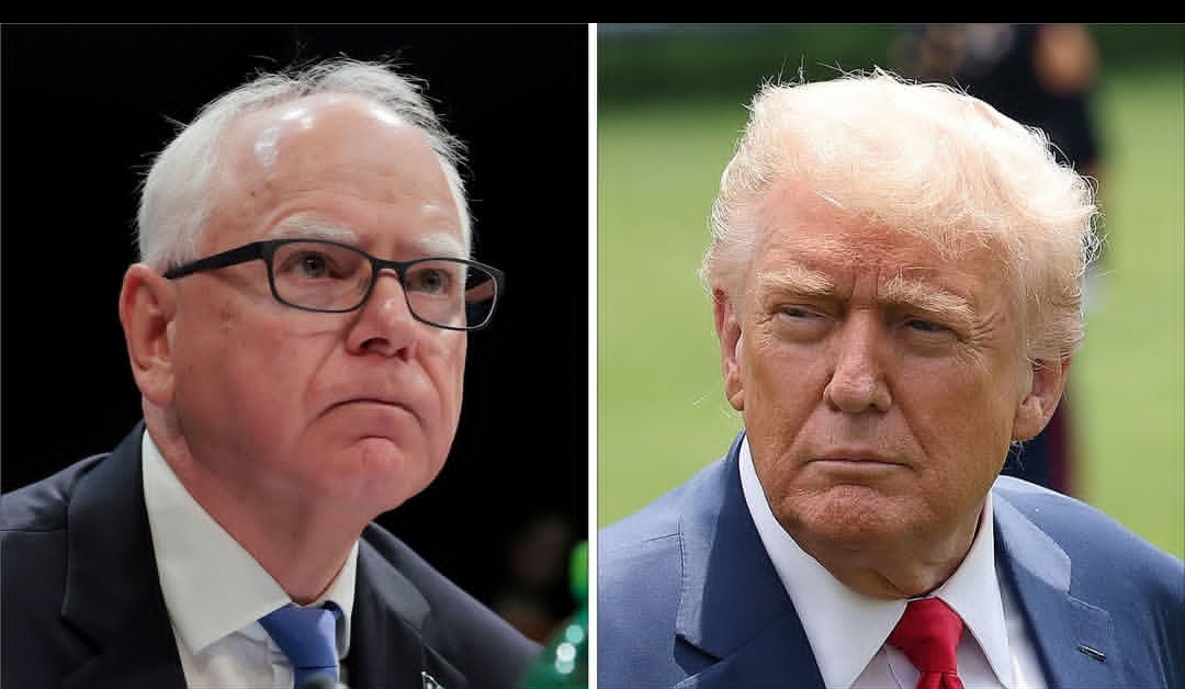JUST IN: Minnesota Gov. Tim Walz calls for the U.S. to pass a law requiring that when Congress votes to go to war, an immediate family member of each member of Congress must immediately be enlisted. See Trump's Enraged 6-Words Reaction