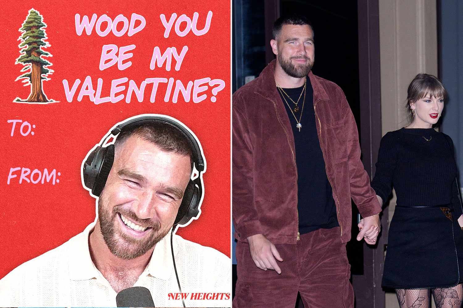 Taylor Swift and Travis Kelce’s Valentine Date and Cute Outfit Photos Are Breaking the Internet
