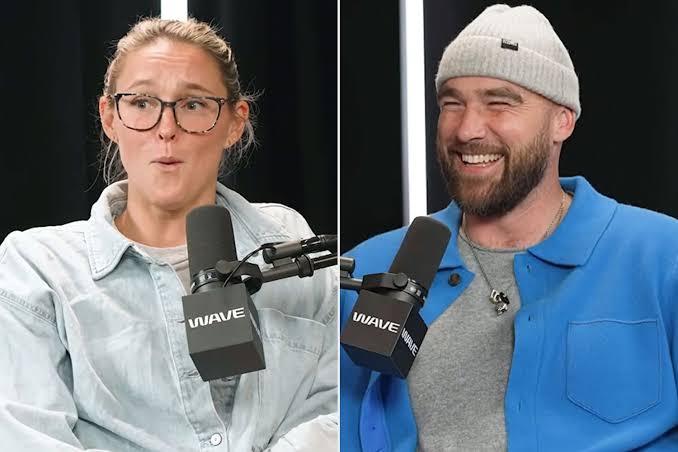 Kylie Kelce Drops Hilarious Video of Her Daughters ‘Unable to Walk’ Around Travis and Taylor Swift During Their Visits