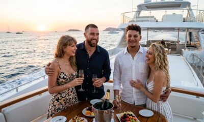 Travis Kelce and Taylor Swift Join Patrick Mahomes and Brittany Mahomes for a Double Yacht Cruise Date. New Photos Have Just Surfaced, and Fans Are Losing It!