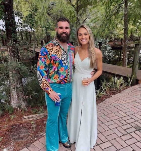 Kylie and Jason Kelce stole the show with their jaw-dropping looks at a friend’s wedding… until one A-list star had the AUDACITY to shade Jason’s wild outfit. Kylie nearly went OFF defending her man!