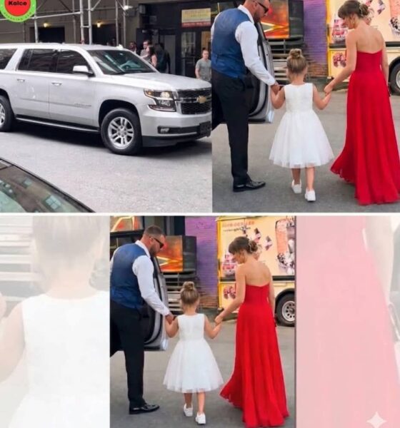 The internet is absolutely exploding after photos surfaced of Taylor Swift and Travis Kelce looking like the ultimate family unit during a surprise outing in New York City. The power couple was spotted picking up Travis’s niece, Wyatt Kelce, to whisk her away for a special celebration in honor of her seventh birthday. Fans are in total awe of the heartwarming images showing the trio walking through the bustling city streets, with Taylor and Travis holding Wyatt’s hand affectionately. This rare, intimate look at the superstars in their natural element is melting hearts everywhere. You need to see the beautiful details of this magical birthday trip…