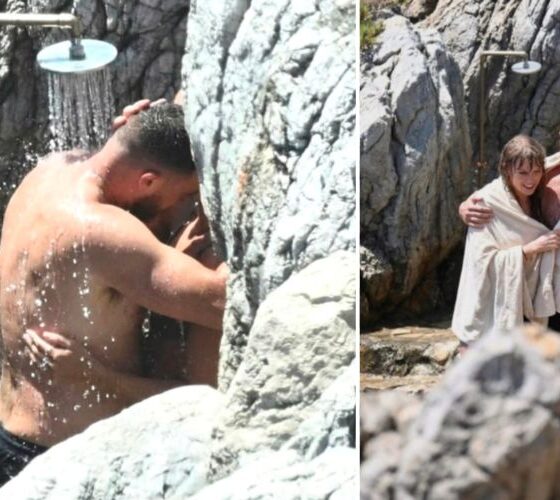 Taylor Swift, 36, and Husband Travis Kelce, 37, Overshare During a Steamy Makeout Session on a Private Beach at Lake Quivira in Kansas City Days Before the Chiefs vs. Seahawks Game, but Fans Are Stunned by What the Photos Reveal