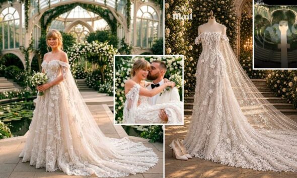 Taylor Swift Finally Shares the First Official Exclusive Look at Her Custom Christian Dior Wedding Looks in Newly Released Wedding Photos After Persistent Daily Mail Leaks, as a Wedding Guest’s Stunning Portrait of Taylor and Travis Kelce’s Wedding Attire Is Exclusively Revealed by the Daily Mail