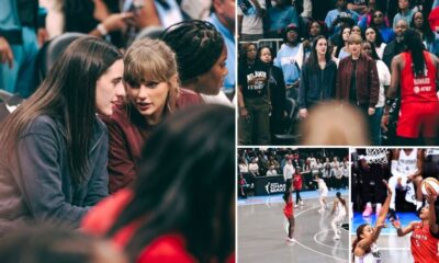 TAYLOR SWIFT STUNS AT STATE FARM ARENA BESIDE CAITLIN CLARK FOR THE WNBA FINALS GAME 6 MATCHUP BETWEEN THE VALKYRIES AND DREAM IN ATLANTA – BUT FANS NOTICE HER DIFFERENT LOOK AND ONE DETAIL HAS EVERYONE TALKING