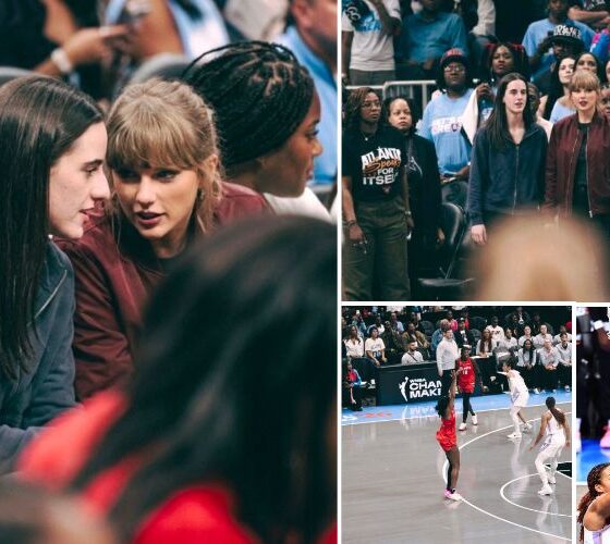 TAYLOR SWIFT STUNS AT STATE FARM ARENA BESIDE CAITLIN CLARK FOR THE WNBA FINALS GAME 6 MATCHUP BETWEEN THE VALKYRIES AND DREAM IN ATLANTA – BUT FANS NOTICE HER DIFFERENT LOOK AND ONE DETAIL HAS EVERYONE TALKING