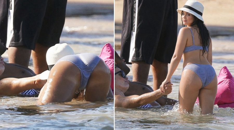 Kylie Jenner, 29, was photographed with a foreign man, 54, on the beach