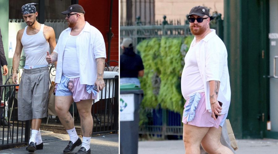 Sam Smith, 34, and His Boyfriend, 24, Look Good Together in Their Latest Photos. You Can Tell a Lot From the Way Two People Carry Themselves Around Each Other. They Look Good Together.