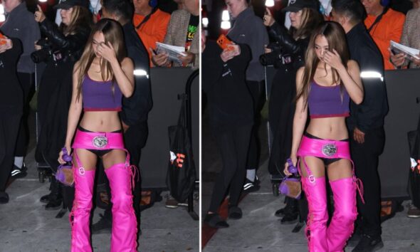 JENNIE as suki from ‘fast & furious’ arrives at Kendall Jenner’s Halloween birthday party.