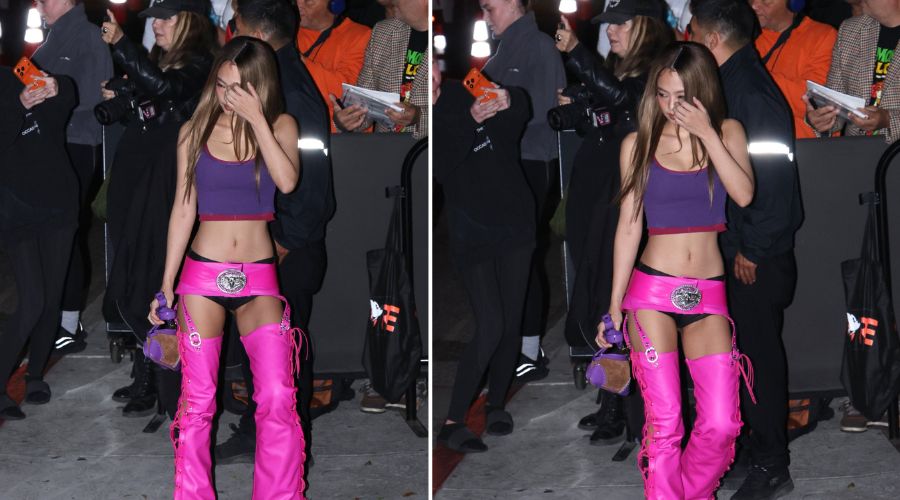 JENNIE as suki from ‘fast & furious’ arrives at Kendall Jenner’s Halloween birthday party.