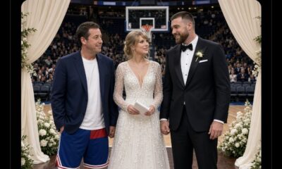 Sandler’s Most Casual Gig Yet: Hoops in Triple-Digit Heat, Then Marrying Taylor Swift and Travis Kelce at Madison Square Garden