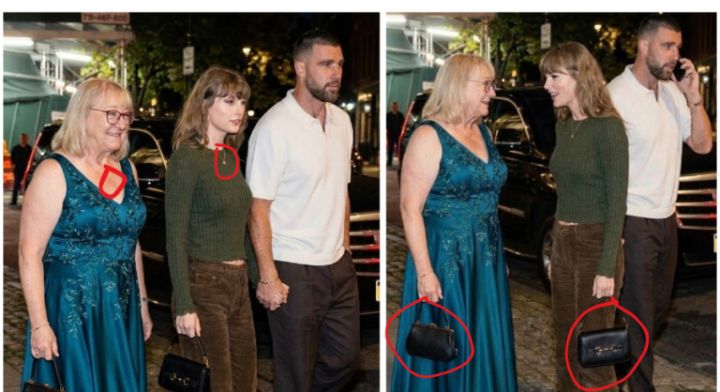 Indeed, the Kansas City Chiefs tight end proved he’s soaking up every second of his NFL team’s bye week as he stepped out with the “Holy Ground” singer for a fairytale date night in Manhattan Oct. 9.

For the occasion, Swift shimmered in a green long sleeve cropped top, brown pants, burgundy loafers and a black purse. As for her glam, her signature look never goes out of style as she rocked her curly long bob and a matte nude lip.

Meanwhile, Kelce had that James Dean daydream look in his eye as he hit the streets in a tan button-down shirt, brown trousers