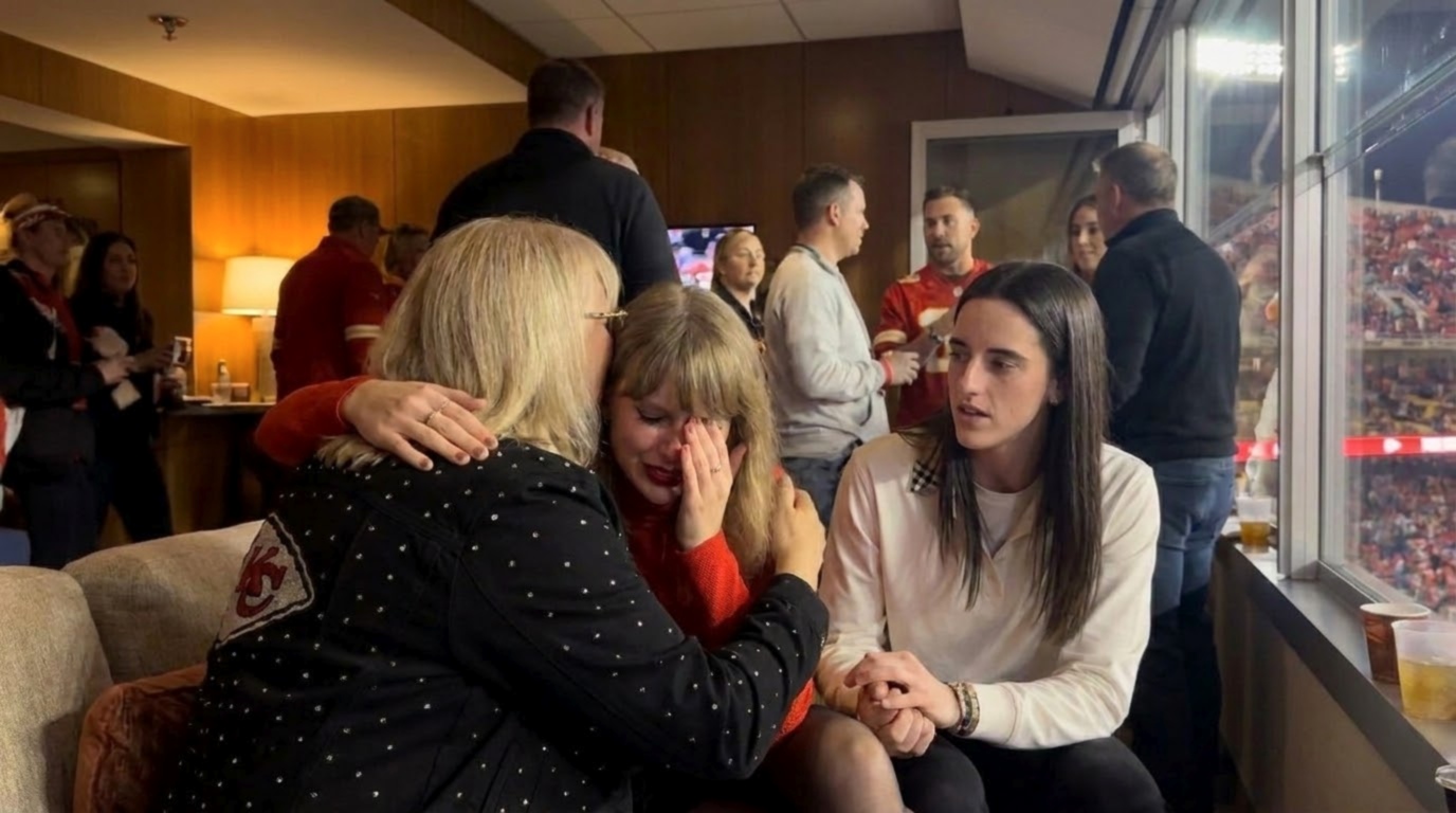 Caitlin Clark and Donna Kelce Comfort a Crying Taylor Swift After Husband, Travis Kelce, Suffers a Terrible Ankle Injury During the Chiefs vs. Chargers Game