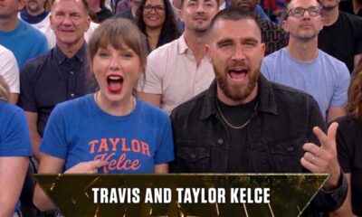 Taylor Swift Cheering on the Knicks Tonight with Husband Travis Kelce at the Knicks vs 76ers Game