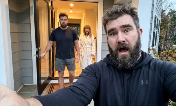 Jason Kelce Disturbs Travis Kelce and Taylor Swift While They Were Making Love at 7:30 AM. An Annoyed Taylor Swift Responds, “This Is Fucked Up,” as She Was About to Climax Before Jason Knocks on the Door