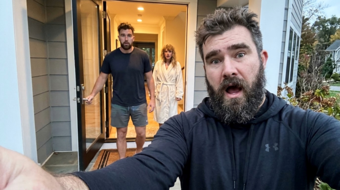 Jason Kelce Disturbs Travis Kelce and Taylor Swift While They Were Making Love at 7:30 AM. An Annoyed Taylor Swift Responds, “This Is Fucked Up,” as She Was About to Climax Before Jason Knocks on the Door