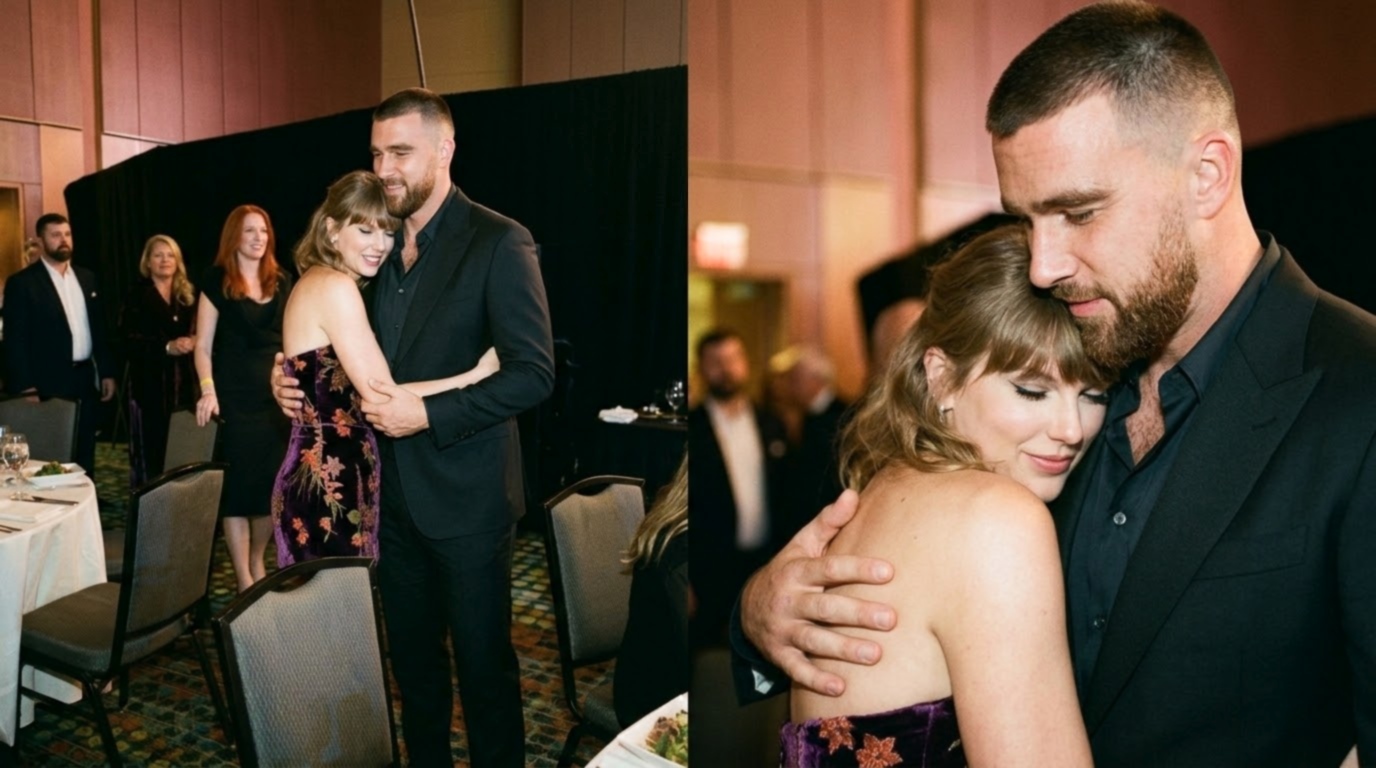 First Glimpse of Travis Kelce Sweetly Hugging Wife Taylor Swift as They Arrive Together With Andrea Swift for Taylor’s Nashville Songwriters Hall of Fame Induction, as Unseen Clip Reveals Their Cute and Heartwarming Moment