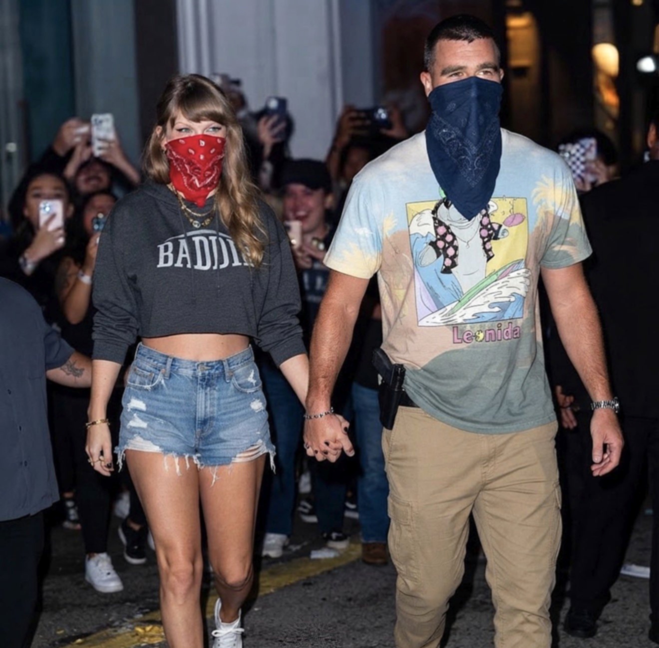 Taylor Swift and Travis Kelce dress up as Jason and Lucia from GTA 6 for Halloween on their dinner date in Kansas City