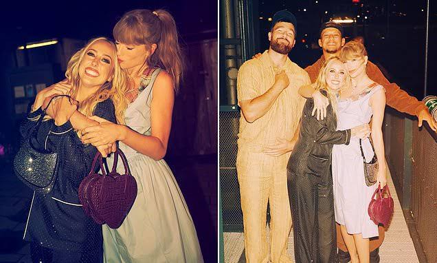Taylor Swift Steals the Spotlight in a Heartwarming Moment Alongside Husband Travis Kelce, Patrick and Brittany Mahomes at a Kansas City Grocery Store, Sharing Her Homemade Sourdough Bread With Kids in New Photos